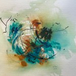 2019 acrylique vert&nbsp;rouge