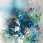 Acrylique dans l&rsquo;eau cllection particulière&nbsp;30×30