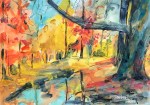 Acrylique – arbre et&nbsp;automne