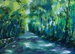 Acrylique chemin des&nbsp;arbres